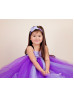Purple Tulle Flower Girl Dress Birthday Tutu Dress